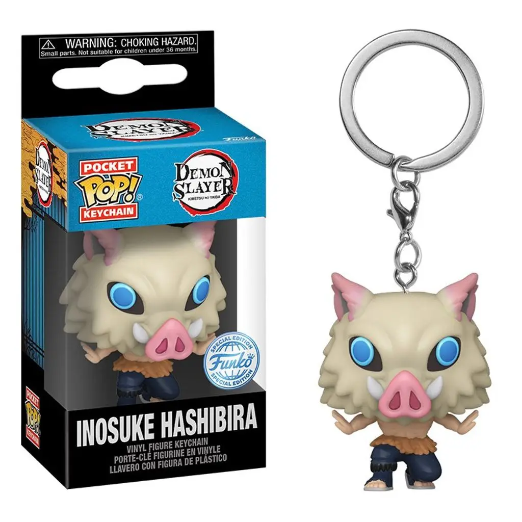 Popular Anime Merchandise - FUNKO POP 악마 슬레이어 키체인 INOSUKE