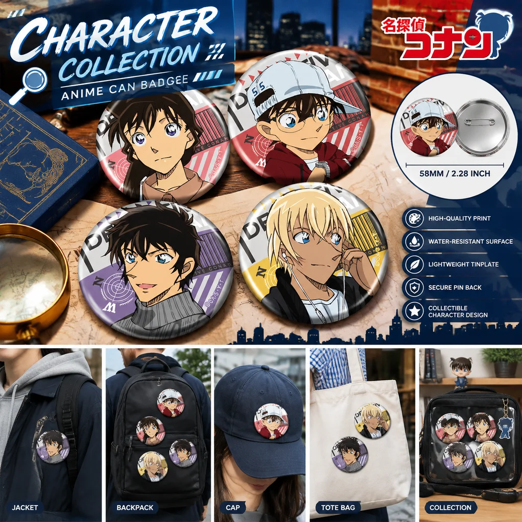 일본의 명탐정 코난 관련 상품: 주석 배지, 애니메이션 - Anime Merchandise In Japanese 리뷰 및 가격
